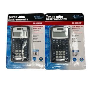 Texas Instruments Calculator TI-30XIIS Lot of 2 Fundamental Scientific Math TI